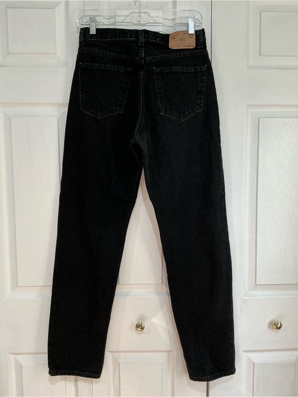 💙 Gap Women’s Black Denim Jeans Loose Fit - 8/29 Long (01229) - Picture 2 of 6